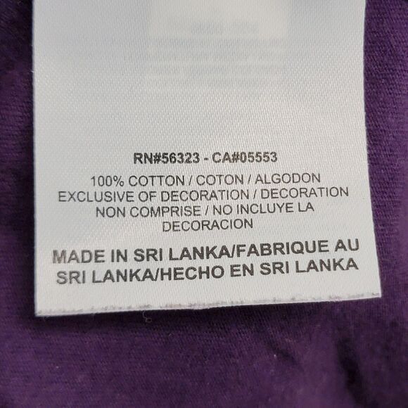 Under Armour HeatGear Womens Large Shirt Nike Slim Fit Oh Yes I Did‎ Purple - Picture 4 of 15